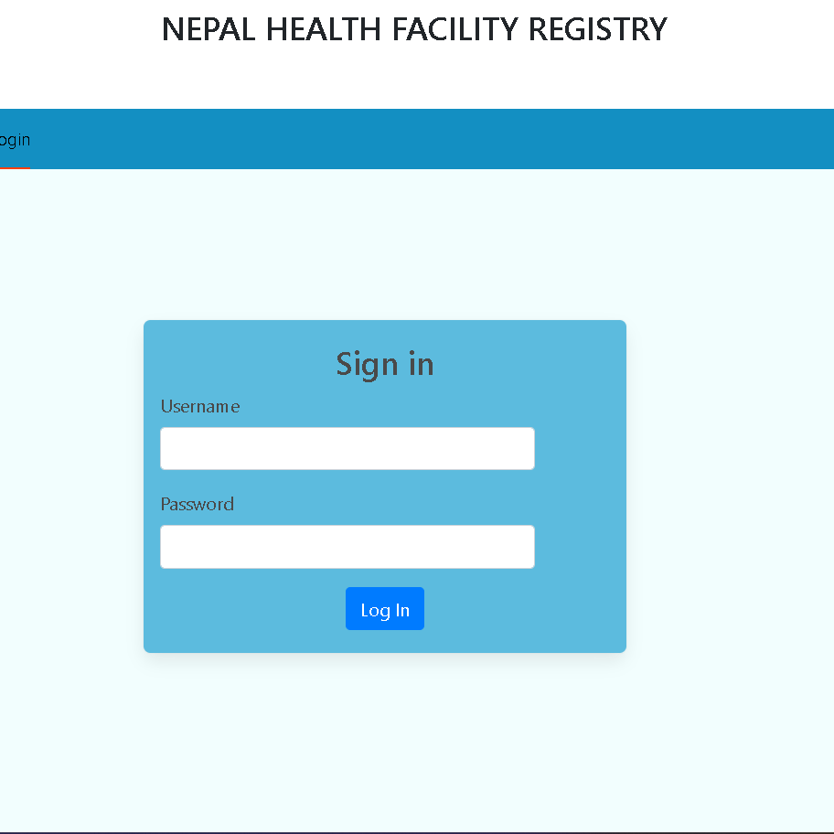 Health Facility Register